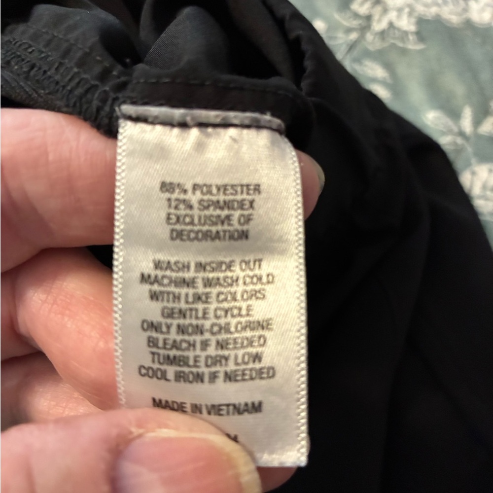 EUC Ladies Zelos Pull On Elastic Waist Ankle Pants 4 Pocket - Picture 9 of 10